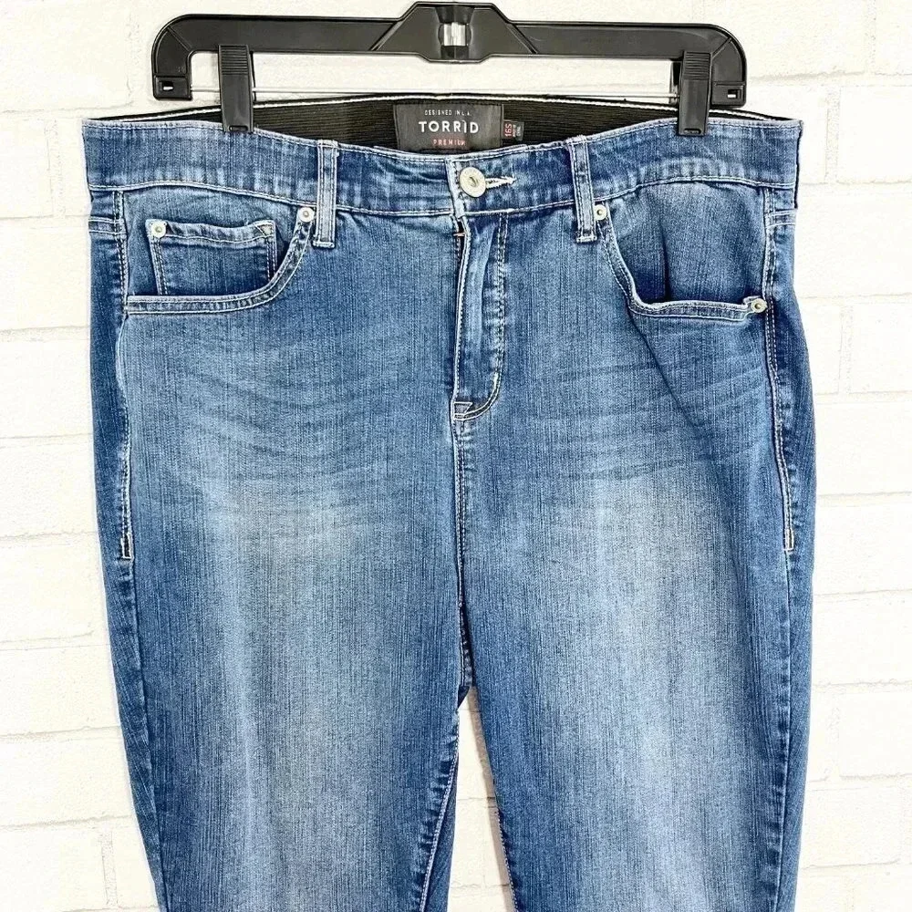 Torrid Sky High Skinny Jeans Women's Plus Size 16 Short